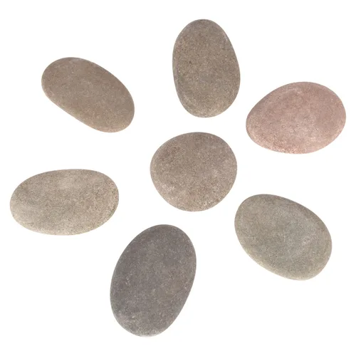 Vista 8 de [Aproximadamente 94 piezas – 100 piezas] (18 libras) Rocas para manualidades, Rocas para pintar, Rocas de río de 2.1"-3.5", Rocas planas, Rocas DIY