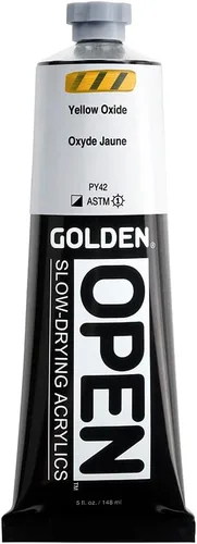 Vista 10 de Golden Open Pintura Acrílica, 2 onzas, Siena Quemada