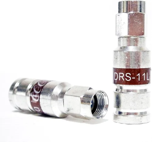 Vista 6 de 2 Piezas RG11 Belden PPC EX11N716PLUS Conector de Compresión de Cable Coaxial de Níquel y Anticorrosión RG-11 Accesorio Coaxial