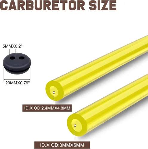 Vista 4 de Carburador FG100 GX31 para Honda FG100 Tiller GX22 GX31 Piezas de repuesto de filtro de bombilla de cebador de carbohidratos 16100-ZM5-A95