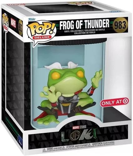 Vista 2 de Funko POP! Deluxe: Loki Frog of Thunder Pop! Figura coleccionable de vinilo – Edición limitada exclusiva