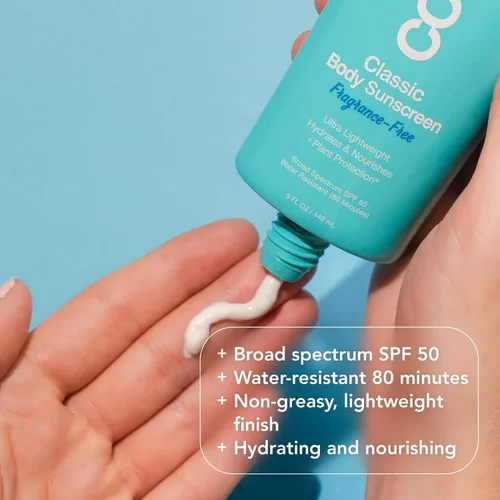 Vista 3 de COOLA Organic Sunscreen SPF 50 Sunblock Body Lotion, Dermatologist Tested Skin Care for Daily Protection, Vegan and Gluten Free, Fragrance Free, 5