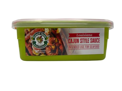 Vista 2 de YummY Sauce Salsa cajún sabor a mantequilla de ajo (paquete de 1 x 8 onzas)
