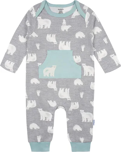 Vista 3 de Gerber baby-boys 2-pack Long Sleeve Jumpsuit