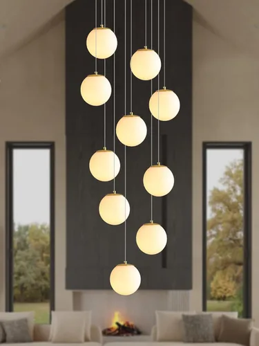 Vista 62 de ykolupty Lámpara colgante negra de 1 luz moderna de globo de vidrio gris ahumado, luces colgantes para isla de cocina, luces colgantes ajustables
