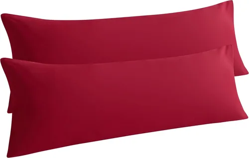 Vista 24 de NTBAY Juego de 2 fundas de almohada estándar, paquete de 2 fundas de almohada de microfibra cepillada de 20x26, suaves, resistentes a las arrugas, a