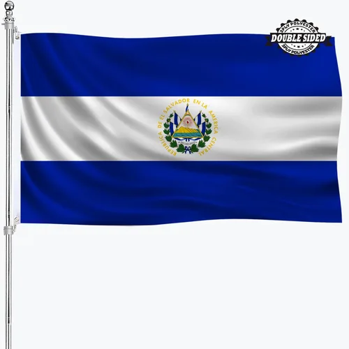 Vista 15 de Bandera albanesa de Albania 3x5 doble cara para exteriores, banderas nacionales del país de alta resistencia de 3 capas de poliéster con 2 ojales