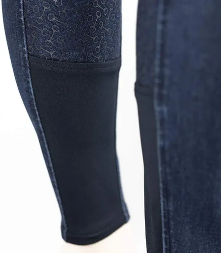 Vista 8 de HORZE Kaia - Pantalones de asiento completo de silicona de cintura alta para mujer