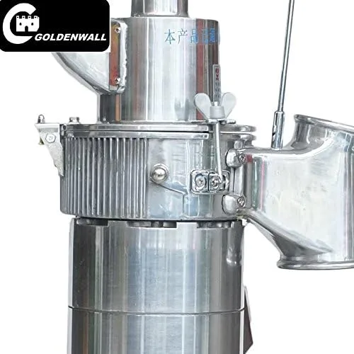 Vista 5 de CGOLDENWALL Molinillo de martillo continuo automático de alimentación molinillo de hierbas molino de hierbas Pulverizador iOS aprobado 77.2 lbs/h