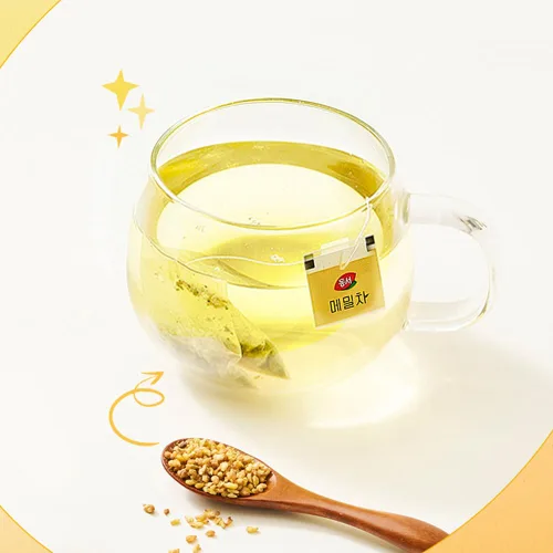 Vista 4 de Té coreano Dong Suh (50 bolsas) (trigo sarraceno)