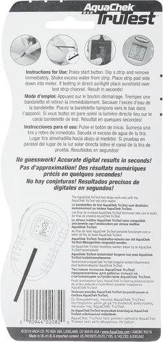 Vista 4 de AquaChek TruTest, tiras para prueba (50 unidades), Blanco