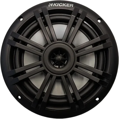 Vista 2 de KICKER Altavoces coaxiales marinos de 6.5" de 4 ohmios de reemplazo OEM en negro