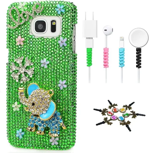 Vista 4 de Bling Case SSSGCDwCPSeries-24 - Funda con diseño 3D hecho a mano, 100 + cristales brillantes