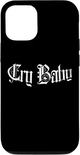 Vista 11 de iPhone 12 mini grito bebé retro logotipo gráfico regalo renacimiento Hipster amigos caso