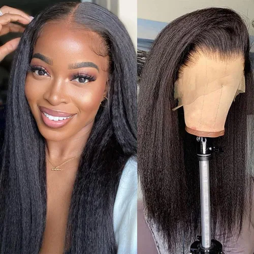Vista 11 de Pelucas de cabello humano sin pegamento de 8 pulgadas, pre arrancadas, cierre de encaje 4x4, pelucas de cabello humano rizadas con onda profunda