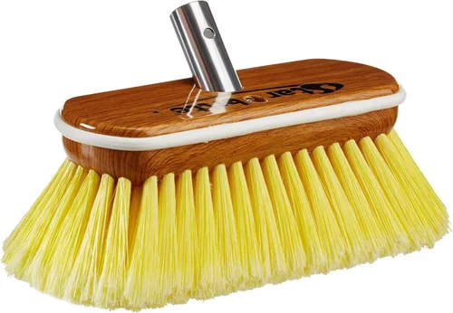 Vista 11 de STAR BRITE Cepillo de lavado medio premium de 8" con cabezal de cepillo W/parachoques - Conexiones duales que se ajustan a los postes roscados