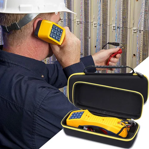 Vista 4 de Funda para Fluke Networks TS19 Telephone/Triplett 3330 TeleTalker Test Set