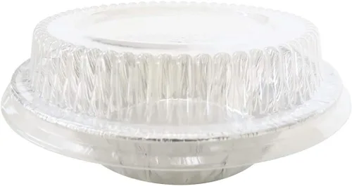 Vista 8 de KitchenDance - Mini moldes para tartas con tapas, latas de 5 pulgadas para tartas de primera calidad, mini moldes para pasteles con tapas para Azul