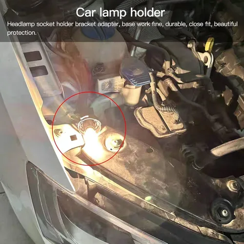 Vista 5 de 2 adaptadores de soporte de enchufe para bombilla de faros delanteros H7 5K0-941-109 para VW Passat 2012-2019