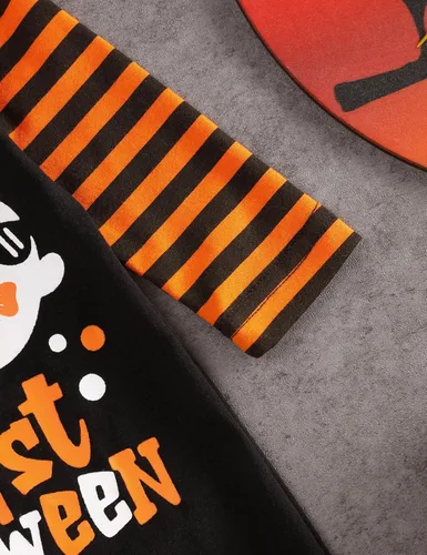Vista 5 de Mameluco para bebé recién nacido, traje de Halloween, conjunto de regalo