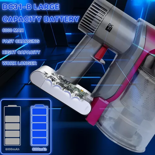 Vista 5 de Tipo B: repuesto de 22.2 V 8.0 Ah para batería Dyson DC31