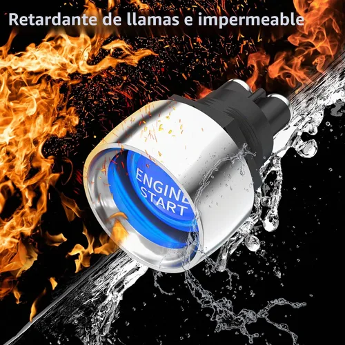 Vista 5 de RVBOATPAT Interruptor de arranque de botón pulsador de 12 V 50 A, interruptor de encendido de arranque momentáneo del motor, 12 voltios, 50