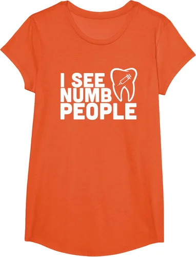 Vista 70 de I see Numb People - Camiseta de regalo para dentista dental, Negro, S