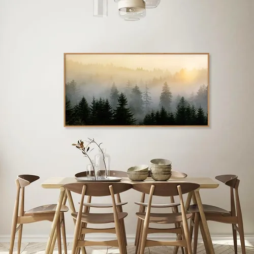 Vista 222 de FWIEXA Juego de Arte de Lienzo Bohemio Enmarcado para Pared, Cuadros Botánicos Verde Salvia Decoración de Pared, Impresiones de Arte de Plantas