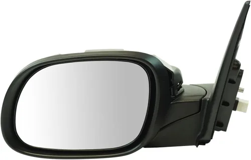 Vista 89 de TRQ Espejo plegable con calefacción eléctrica del lado del conductor con indicador de punto ciego pintura a juego negro liso compatible con Kia