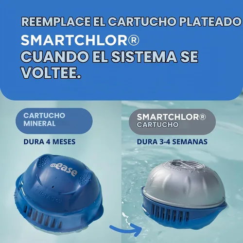 Vista 6 de Cartucho de repuesto SmartChlor FROG @Ease para uso con sistema flotante FROG @Ease para jacuzzi - Sistema sanitizante para jacuzzi que requiere