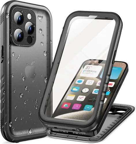 Vista 71 de Cozycase TOP - Funda impermeable militar IP68 para iPhone XR, resistente 360 a prueba de golpes, cuerpo completo, con protector de cámara