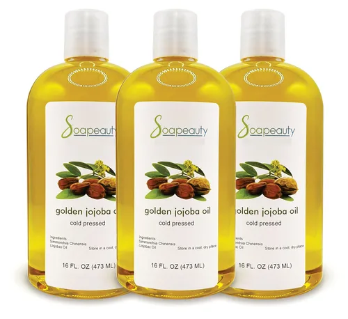 Vista 7 de Soapeauty Aceite de jojoba transparente 100% puro y natural refinado, prensado en frío, sin hexano Aceite hidratante para piel, cara, cabello
