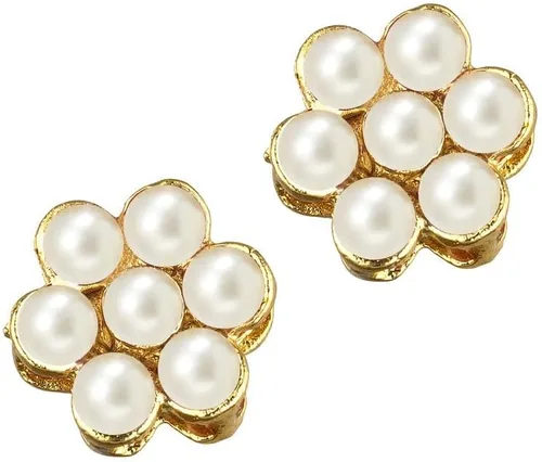 Vista 7 de Aheli Gargantilla con cuentas de perlas y aretes para mujer, juego de joyas tradicionales indias de Bollywood