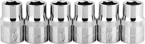 Vista 3 de BRAZEN Paquete de dos enchufes de impacto de 10 mm (múltiple tipo, accionamiento de 1/2")