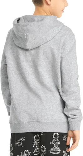 Vista 2 de PUMA Niños Niños Garfield X Sudadera Con Capucha Casual Ropa Exterior - Gris