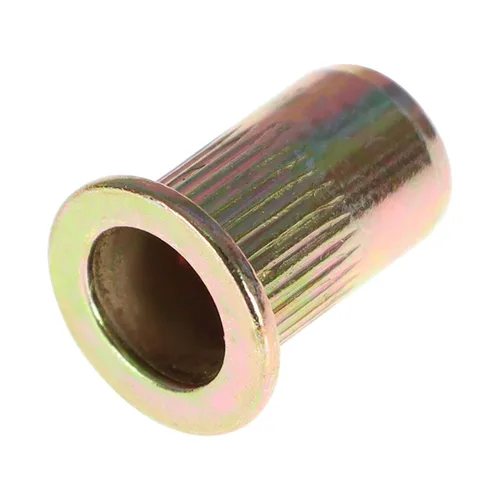 Vista 3 de 100 piezas M6 Kit de tuercas remachadoras Kit surtido de tuercas de remache cabeza plana roscada tuerca de inserción