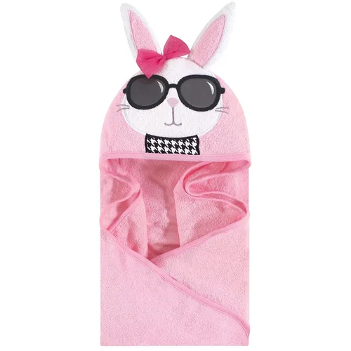 Vista 60 de Hudson Baby Toalla con capucha unisex de algodón con cara de animal para bebé, cocodrilo, talla única