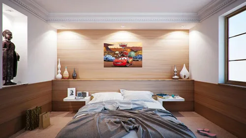 Vista 5 de Cars Pyramid International - Póster (24.0 x 36.0 in), diseño de madera, multicolor Premium