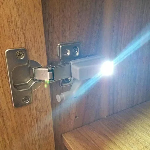 Vista 4 de Paquete de 10 luces LED con sensor de activación táctil de 3.1 x 2 x 2 pulgadas para armarios, apagado automático de 30 segundos, vida útil de 20000