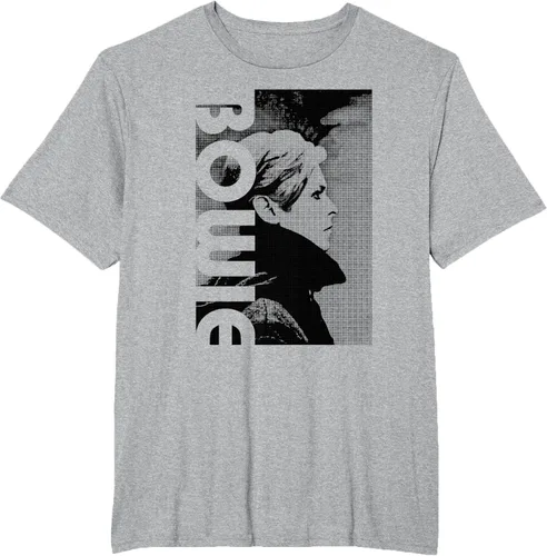 Vista 18 de David Bowie - Camiseta de perfil bajo, Gris Gris Oscuro