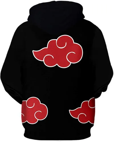 Vista 2 de Unisex 3D Print Hoodies Costume Anime Cosplay Coats Outfit