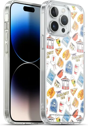 Vista 21 de Head Case Designs Gilmore - Funda negra a prueba de golpes con diseño de dibujos animados para niñas con licencia