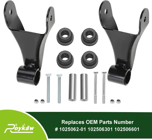 Vista 2 de Roykaw Club Car - Kit de grillete trasero con buje y manguitos para modelos de carrito de golf eléctrico y gas precedente 2004 en adelante