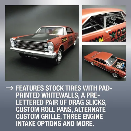 Vista 3 de AMT 1966 Ford Galaxie Sweet Bippy - Kit de modelo a escala 1:25