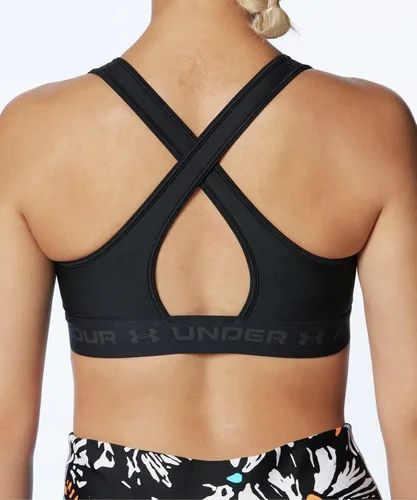 Vista 3 de Under Armour - Sujetador deportivo de medio impacto, con espalda cruzada, para mujer