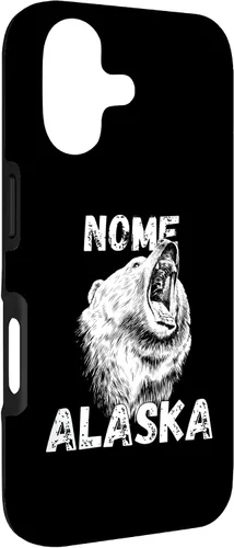 Vista 3 de Retro Nome AK Alaska City Apparel Souvenir Case for iPhone 17