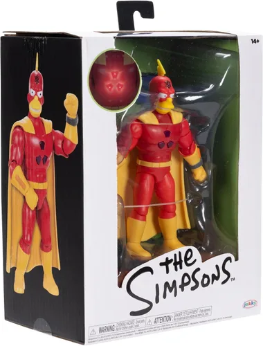Vista 5 de The Simpsons Figura de Acción de Coleccionista Premium de Radioactive Man de 5 Pulgadas