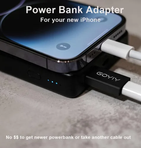 Vista 3 de [10Gbps] Adaptador USB C hembra a USB macho, adaptador USB A a USB C, paquete de 3, sincronización de datos de súper velocidad de un solo lado y 3