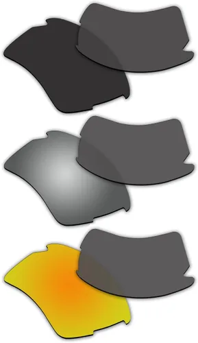 Vista 3 de 3 pares de lentes polarizadas de repuesto para gafas de sol Oakley Flak 2.0 XL P18