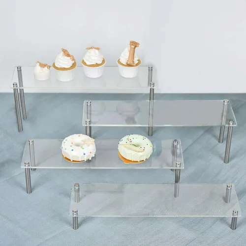 Vista 13 de Efavormart - Soporte para decoración de postres de 2 niveles de 18 pulgadas para cumpleaños, Navidad, fiesta, boda